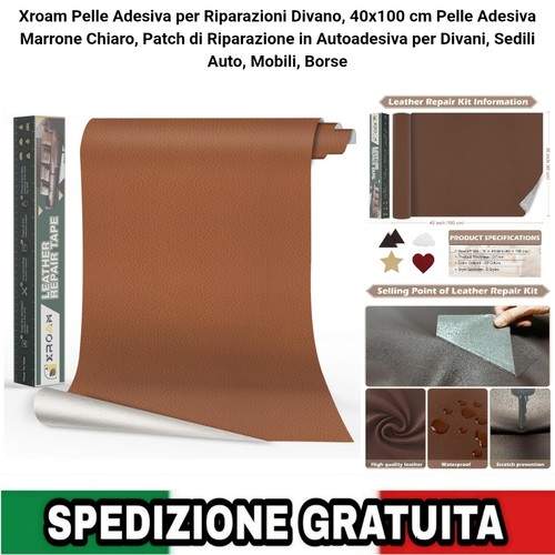 Pelle adesiva per riparazioni - adesiva,